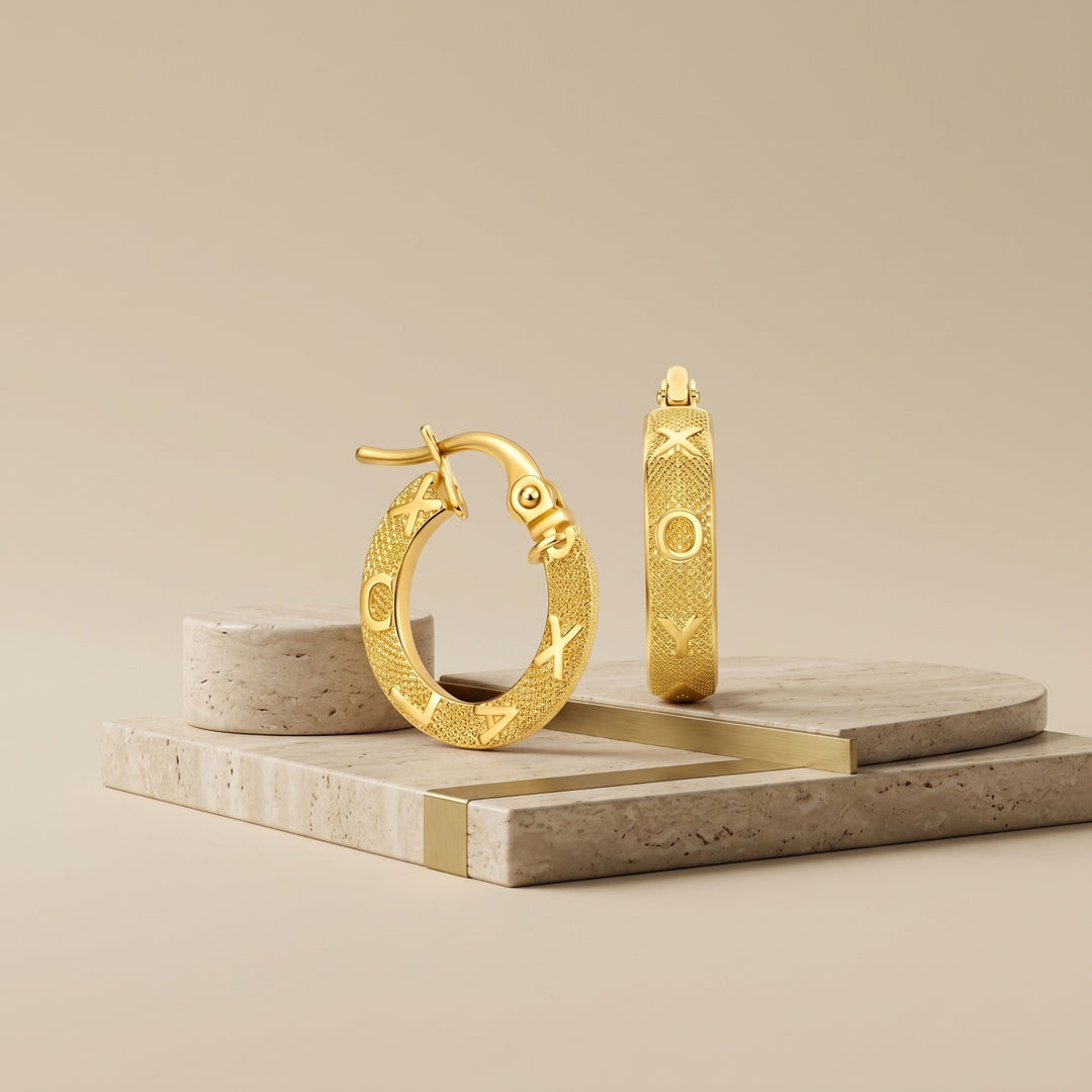 Jawhara gold earrings