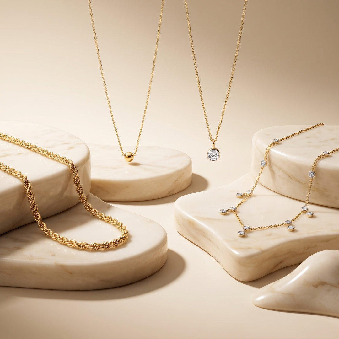 Jawhara fine gold necklaces & pendants