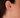 Iris shell gold ear piercing