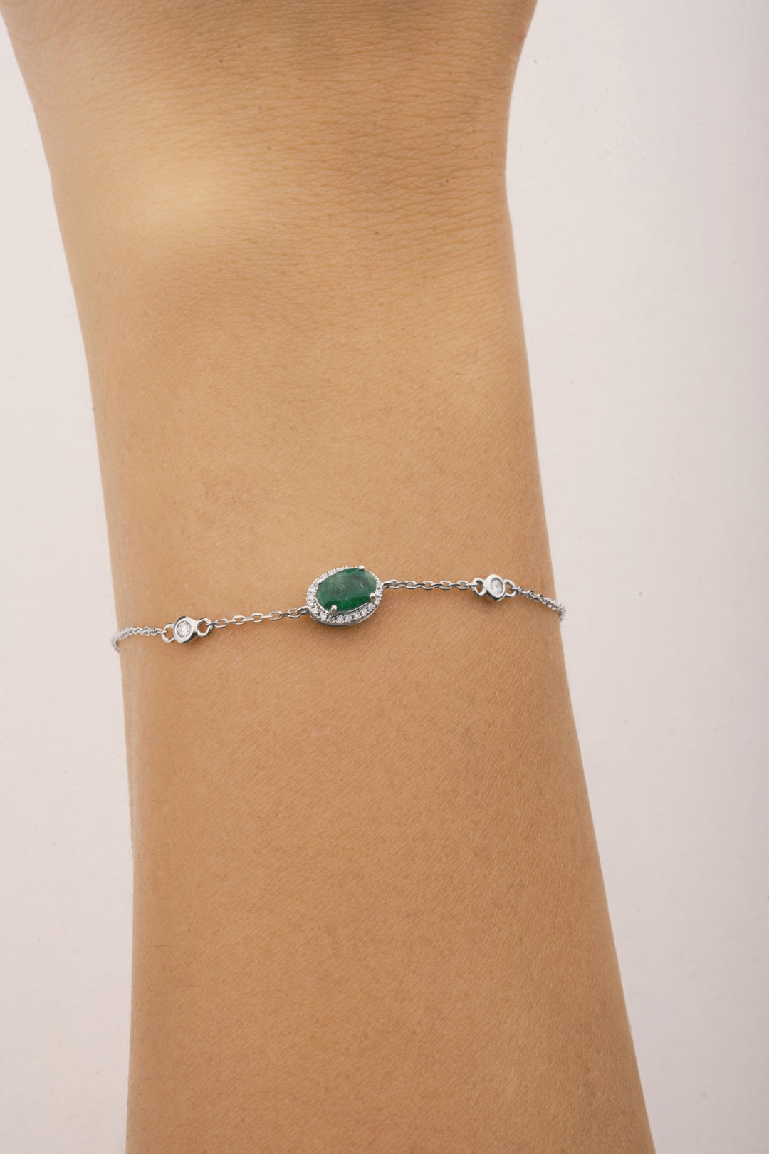Diana Oval Diamond Bracelet - Default Title