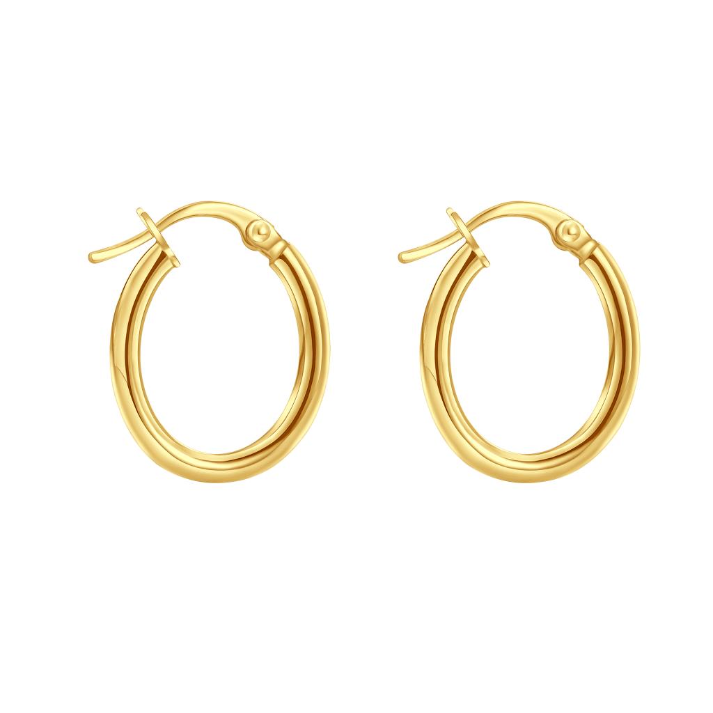 IRIS Small Gold Hoop Earring