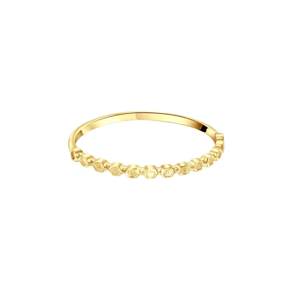 IRIS Connect Shaped Gold Ring