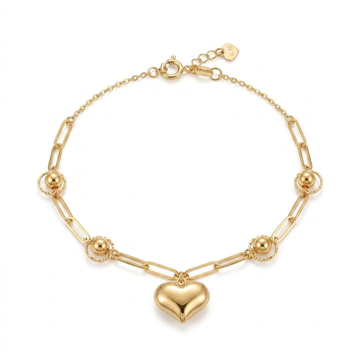 Iris Ever Heart Gold Bracelet