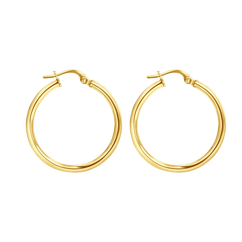 IRIS Huggy Hoop Gold Earring