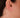 Iris sun stone gold ear piercing