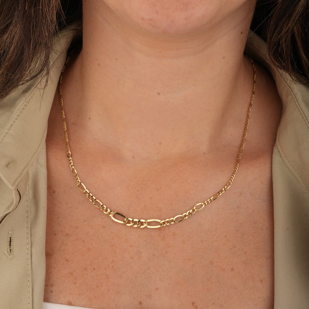 Iris Mix Gourmet Gold Necklace
