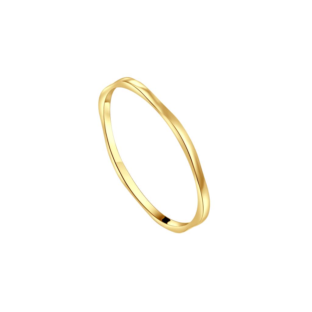 IRIS Cracked Gold Ring