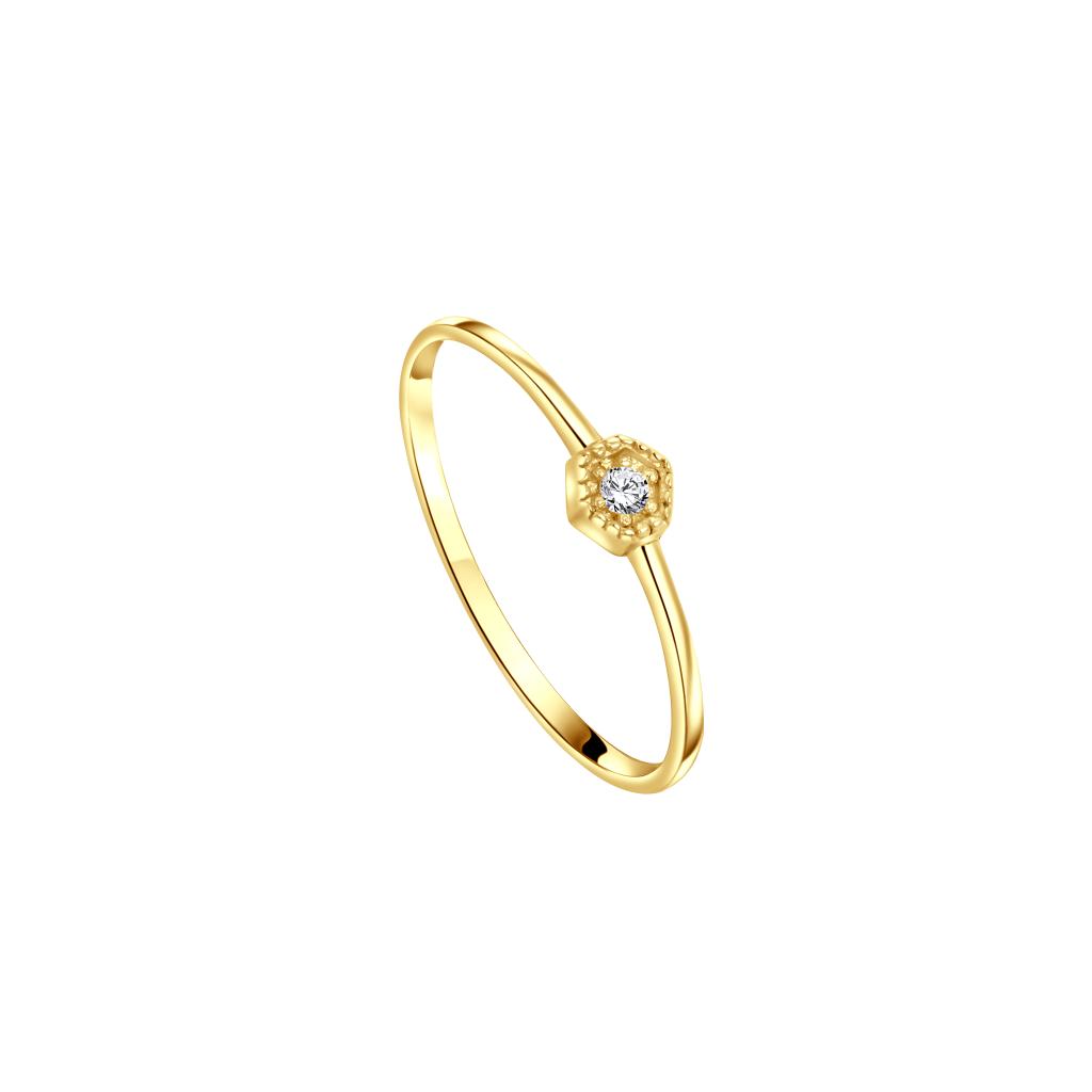 IRIS Stone Rose Gold Ring