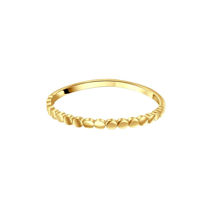 IRIS Half Connected Circles Gold Ring