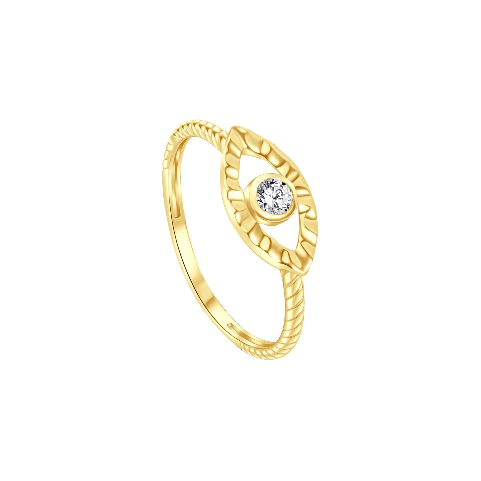 IRIS Eye Stone Gold Ring