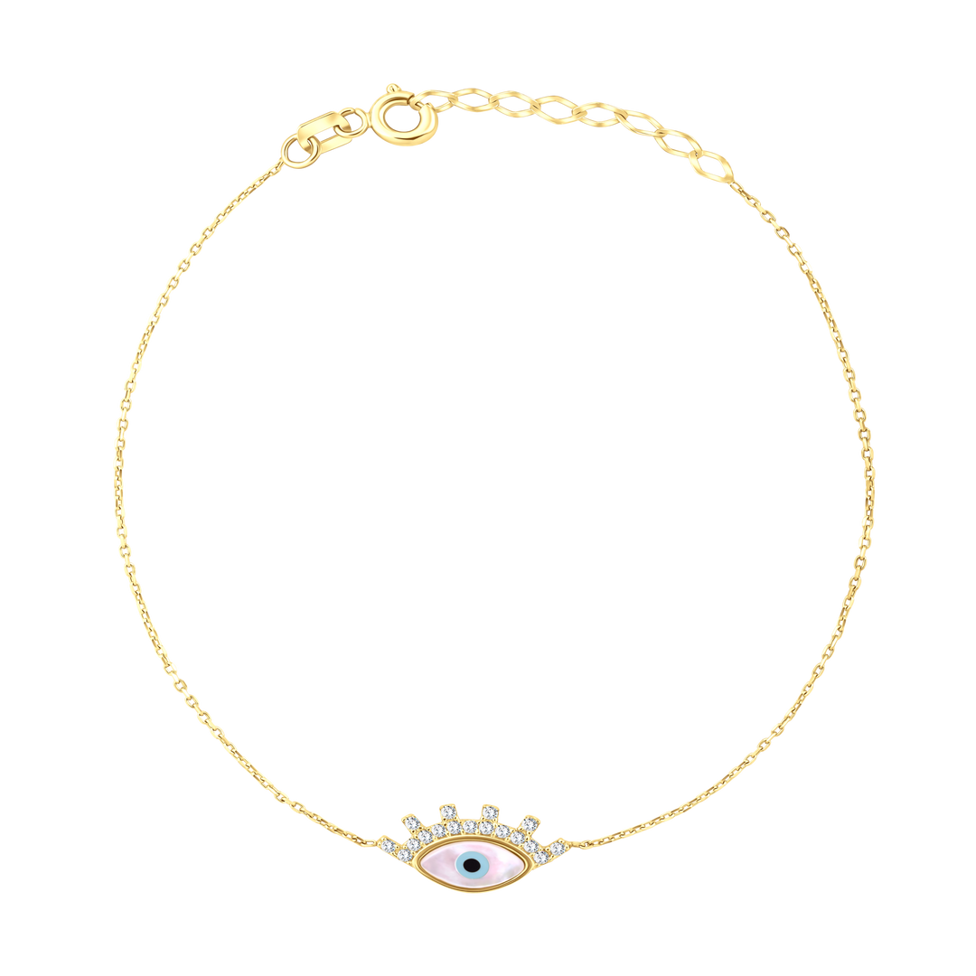 Eclat eye gold bracelet