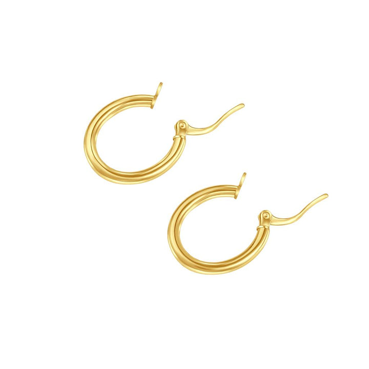 IRIS Small Gold Hoop Earring