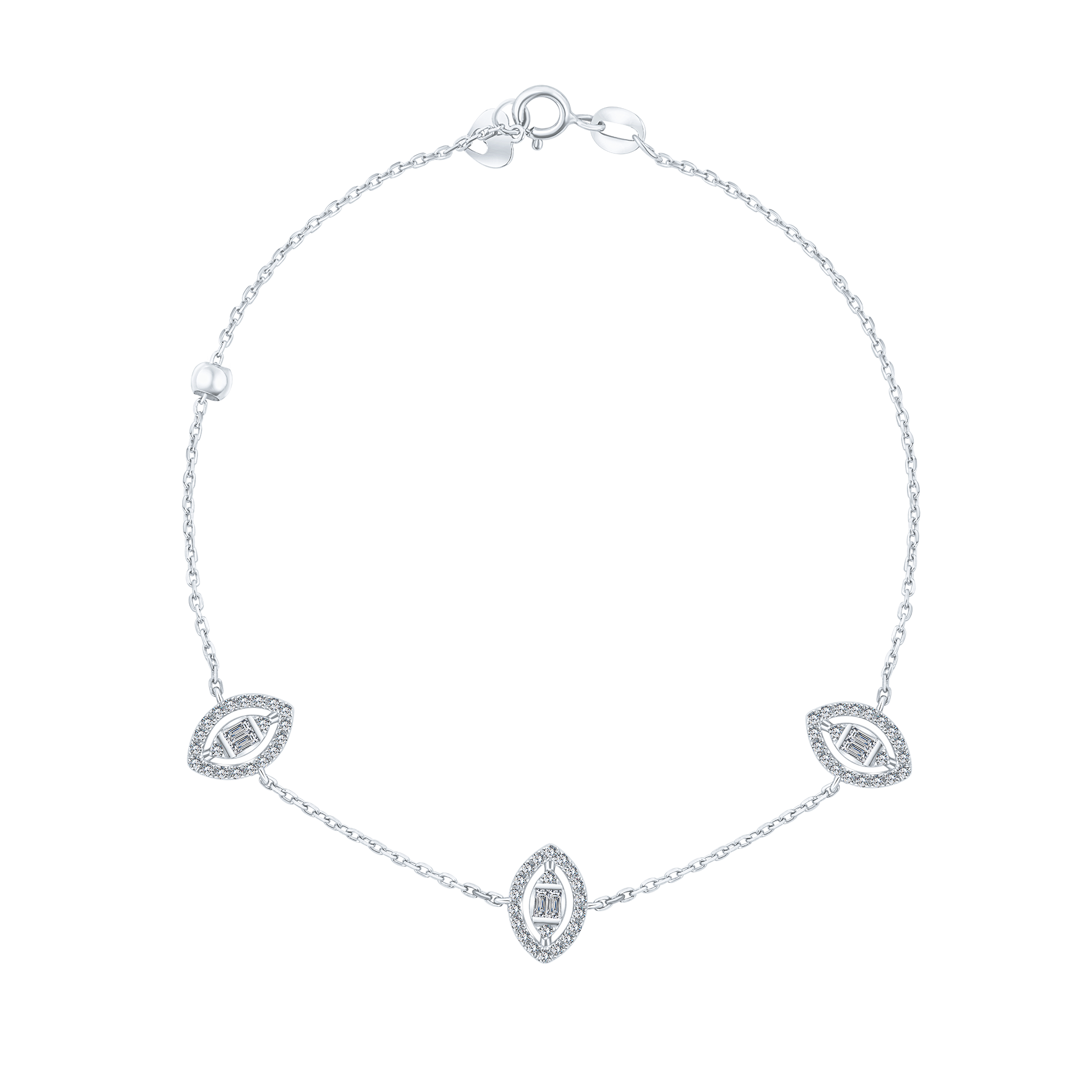 Trendy big pear Chain Bracelet