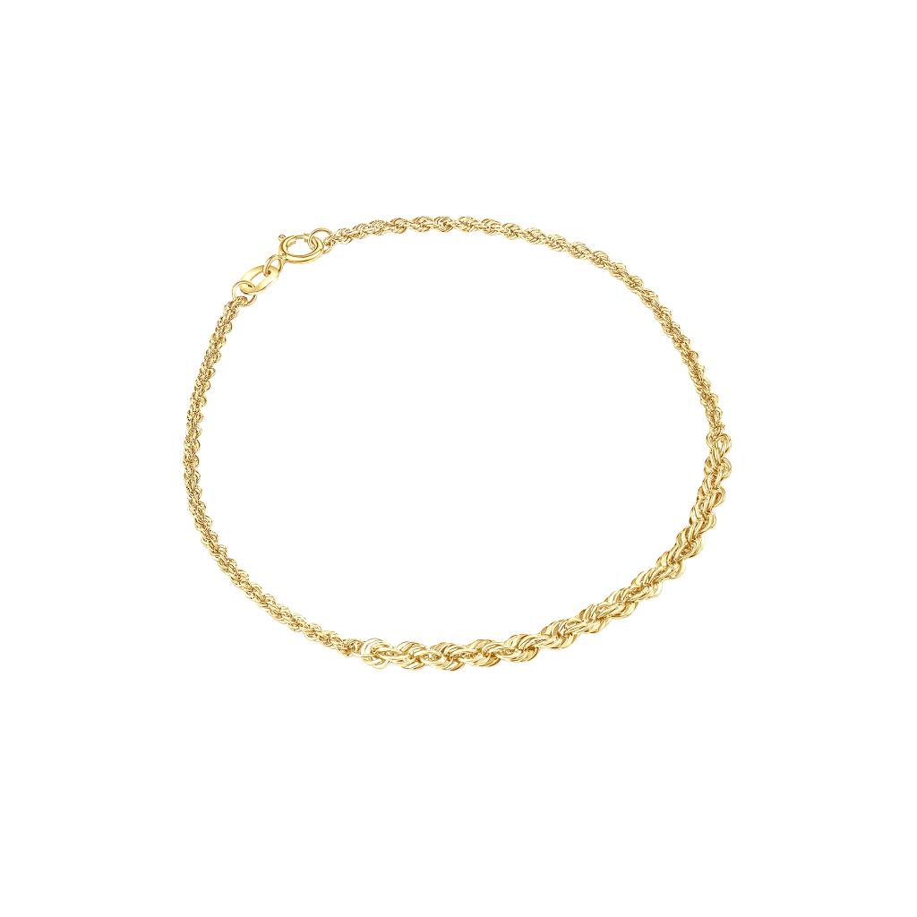 Iris Half Big Gold Bracelet