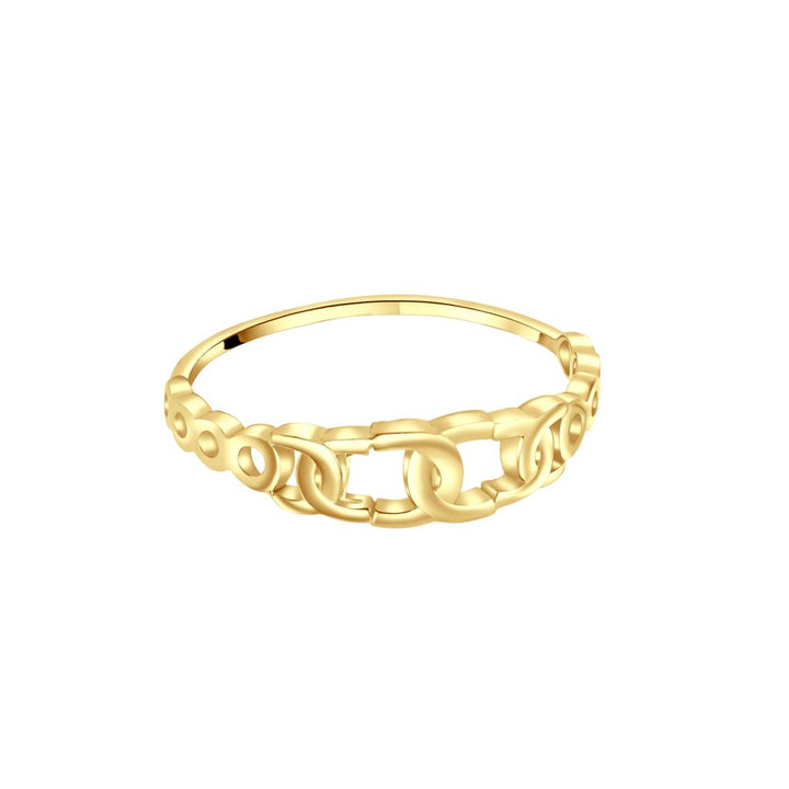IRIS Linked Gold Ring