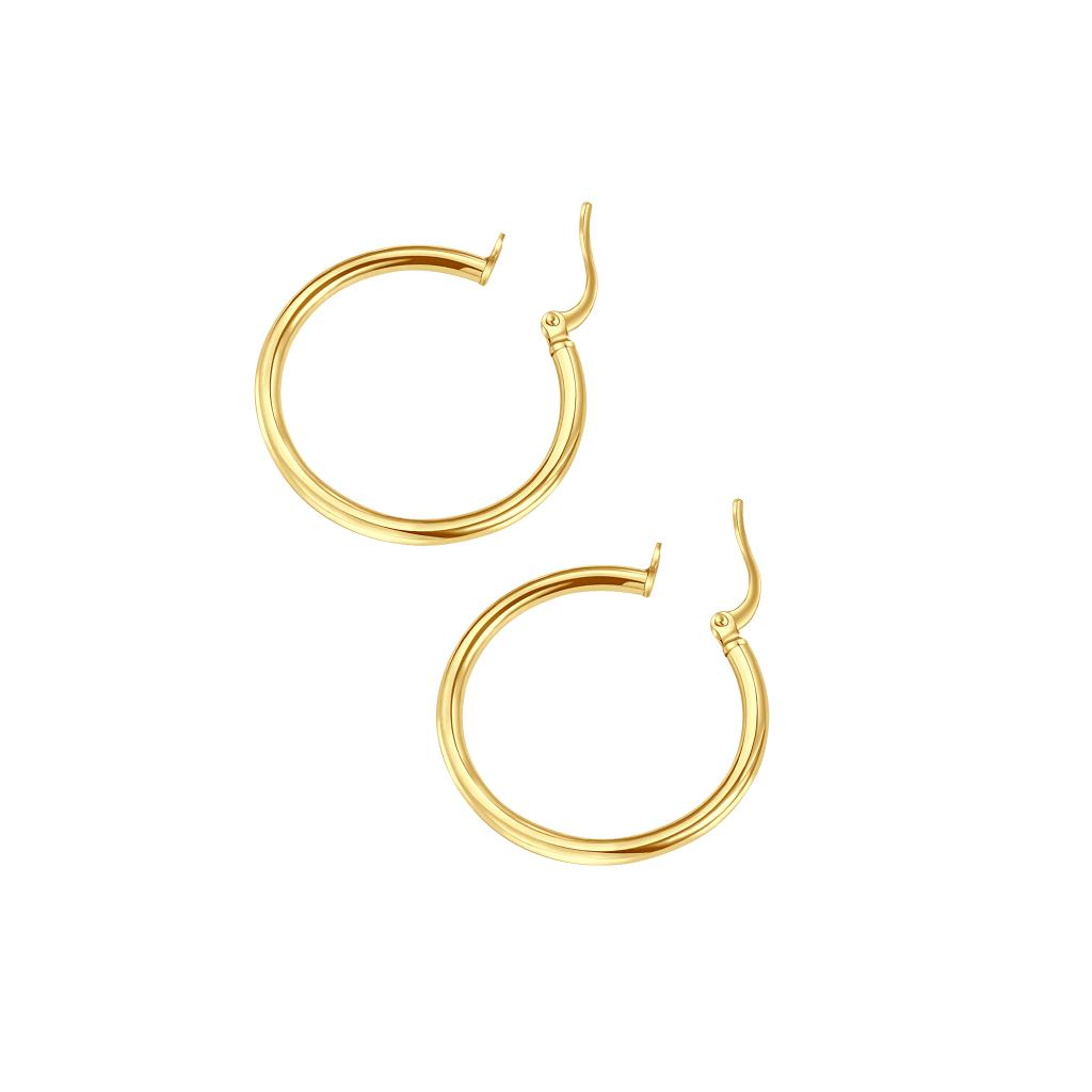 IRIS Huggy Hoop Gold Earring