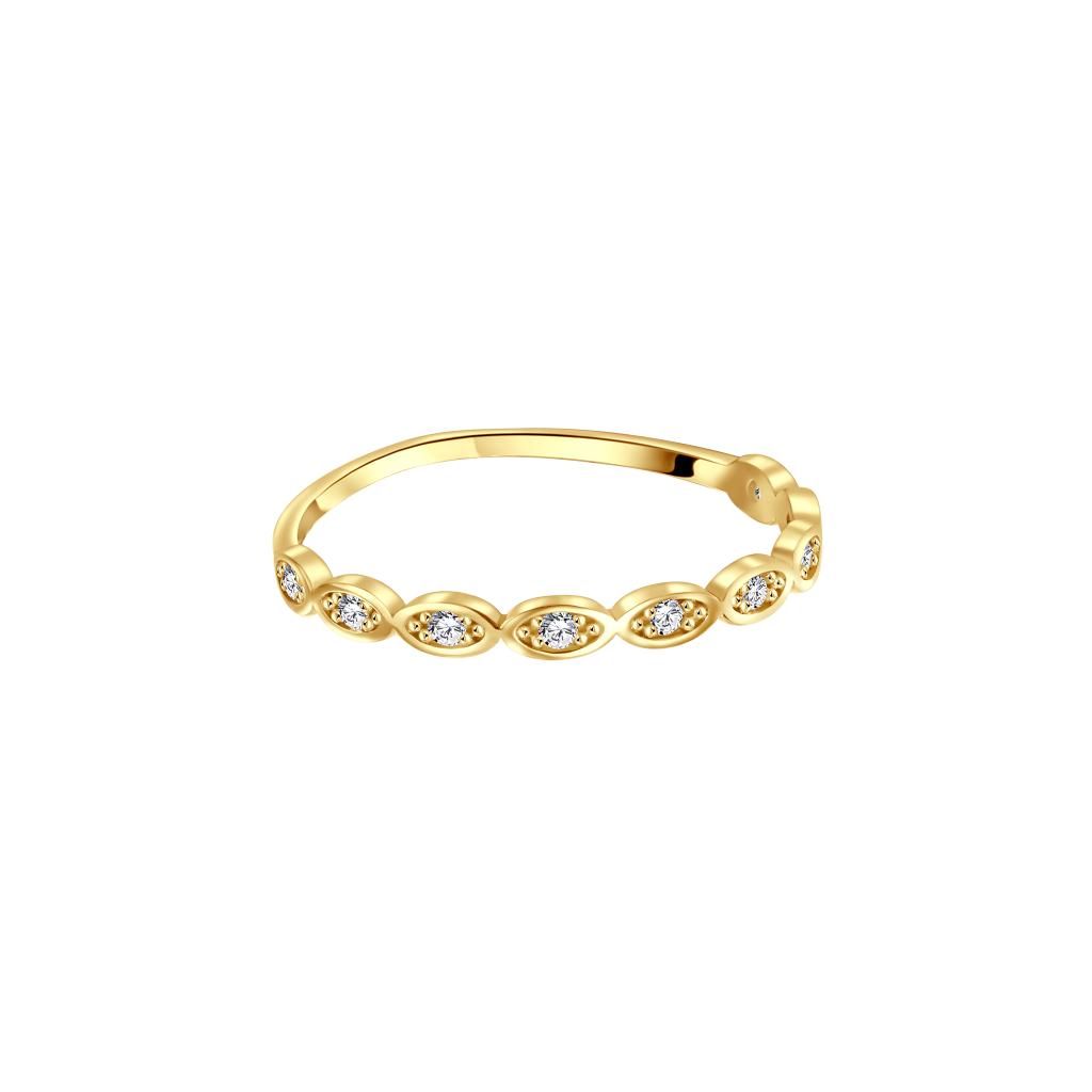 IRIS Shinny Beads Gold Ring