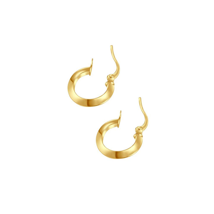 IRIS Small Hoop Gold Earring