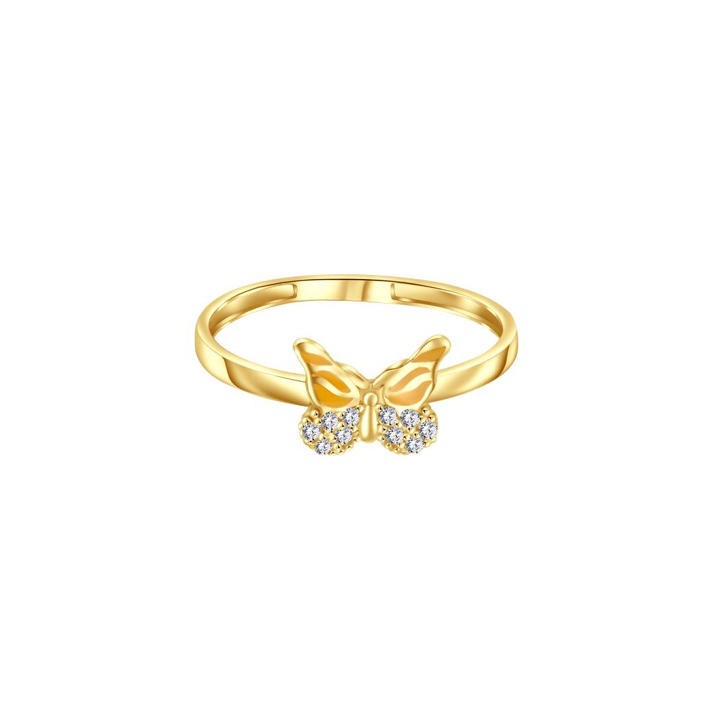 IRIS Butterfly Gold Ring