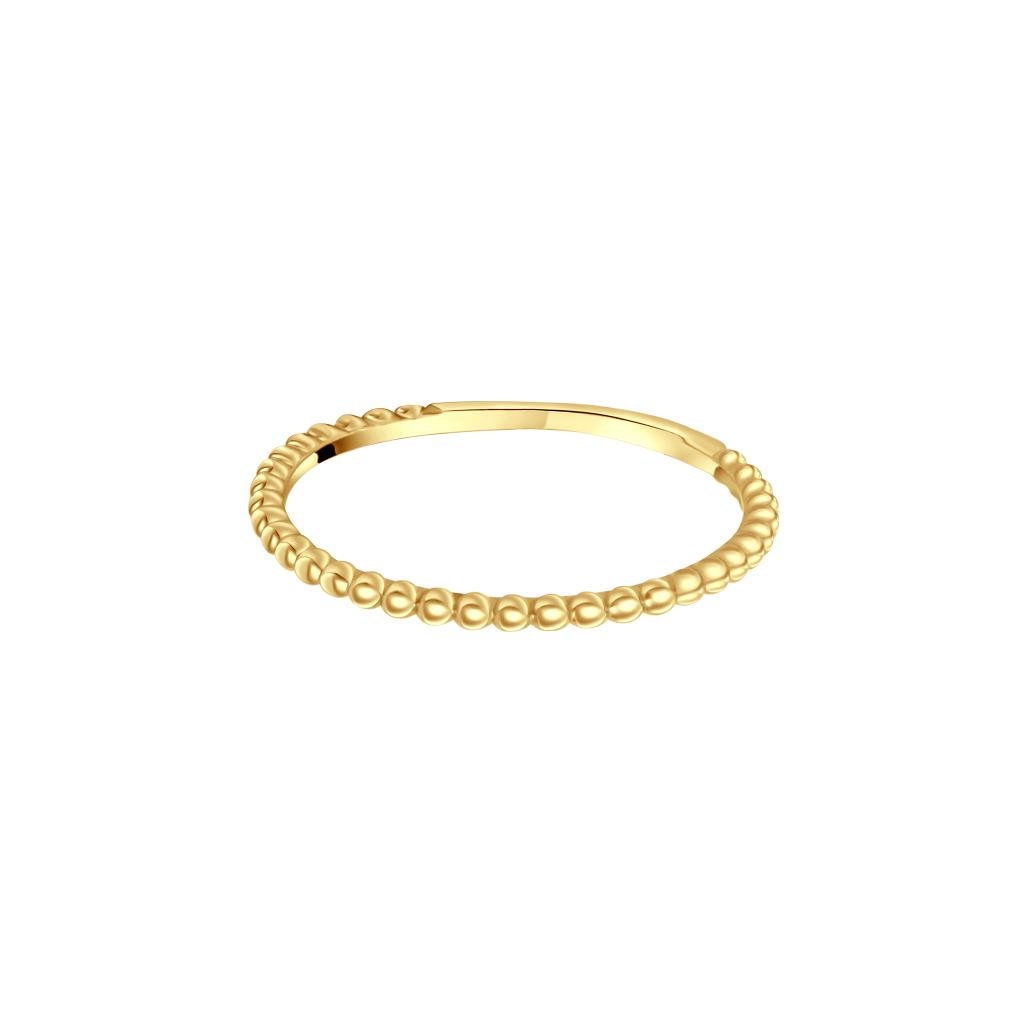 IRIS Striped Gold Ring