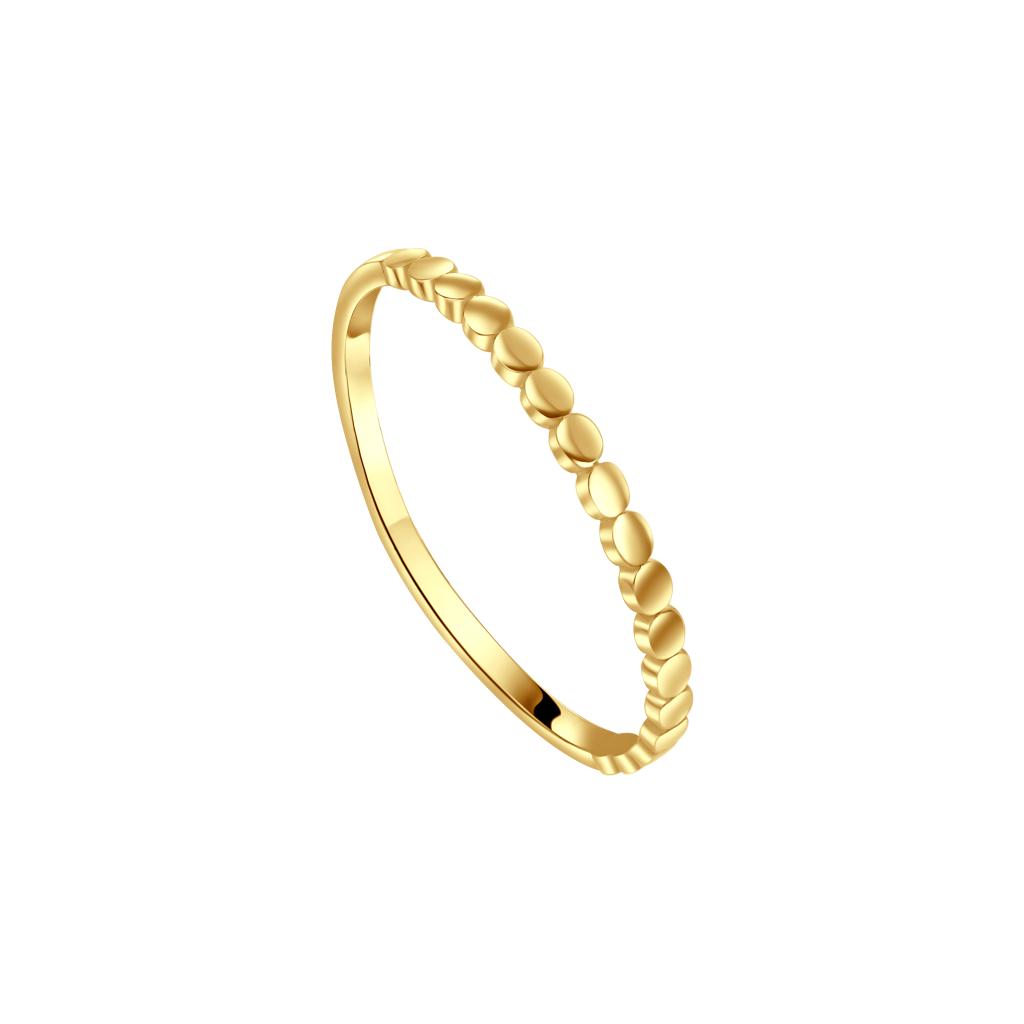 IRIS Half Connected Circles Gold Ring