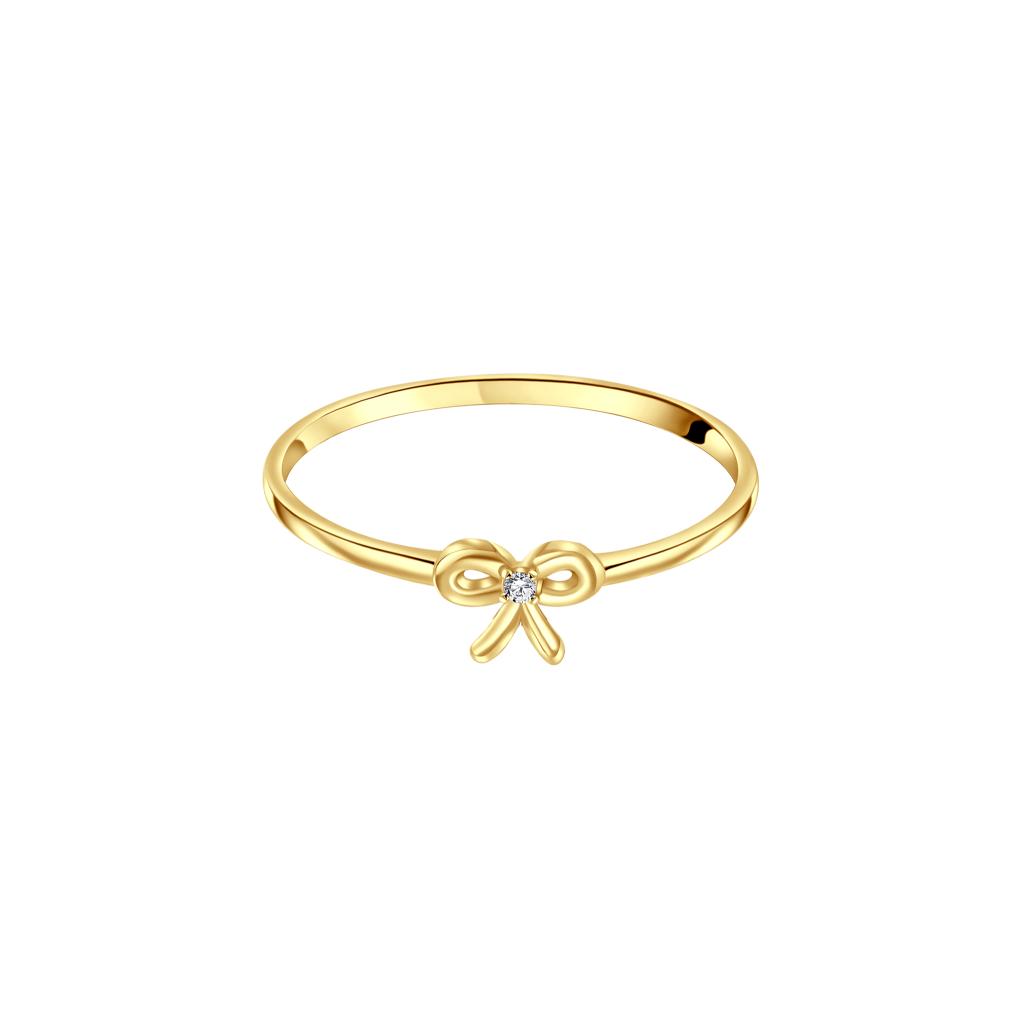 IRIS Bow Stone Gold Ring