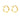 IRIS Small Plain Gold Earring