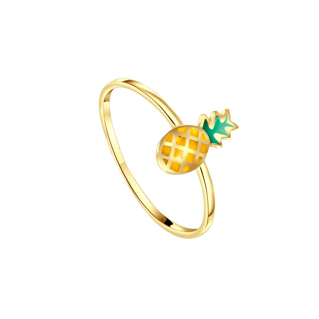 IRIS Pineapple Gold Ring