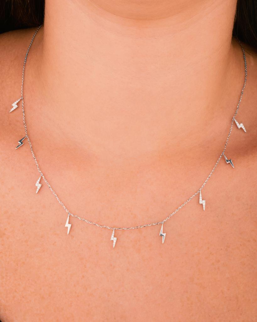Trendy Thunder Diamond Necklace