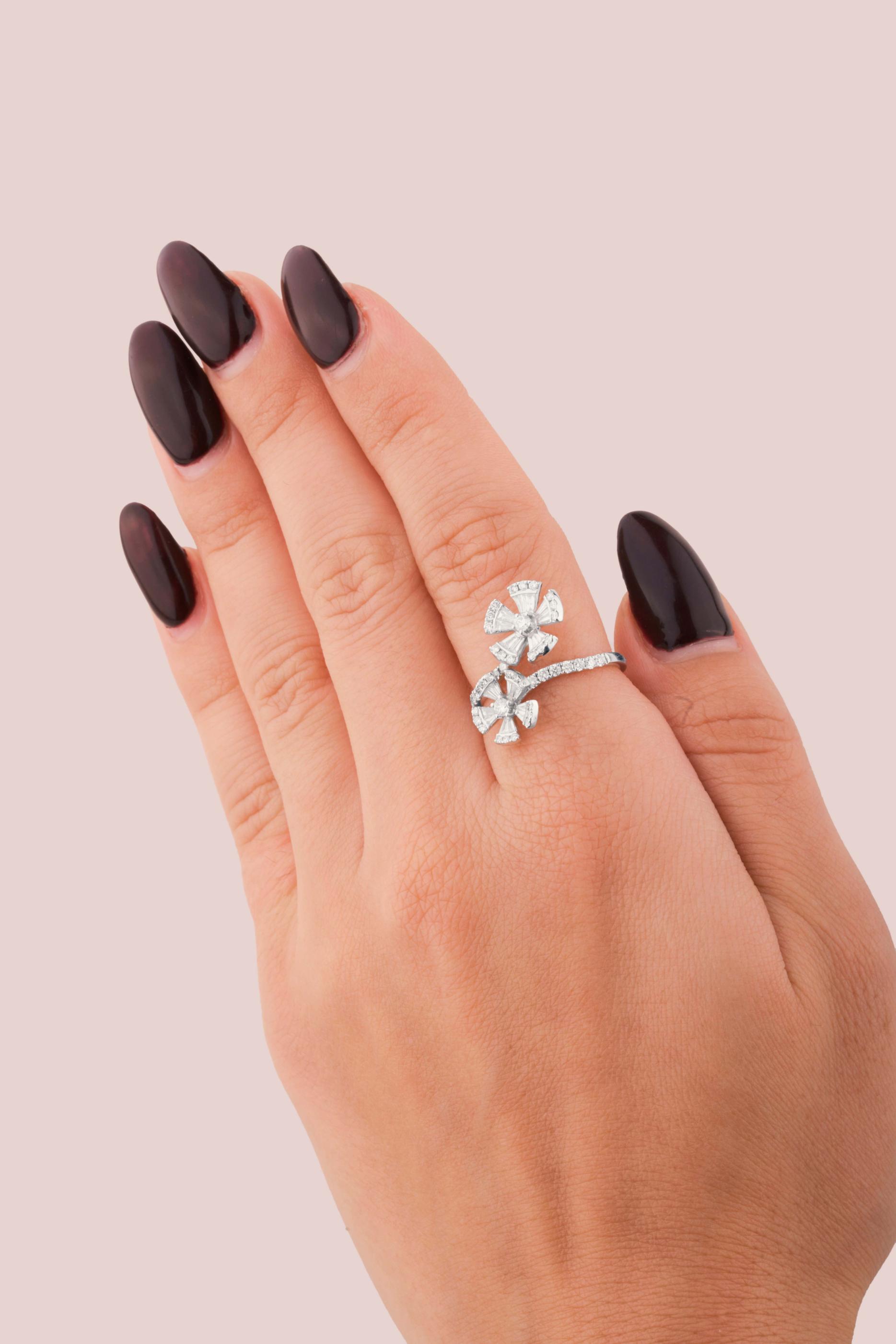 Trendy Flower Flex Ring