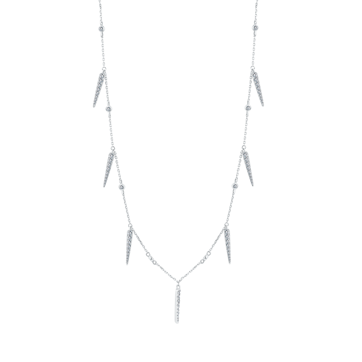 Trendy Burst Diamond Necklace