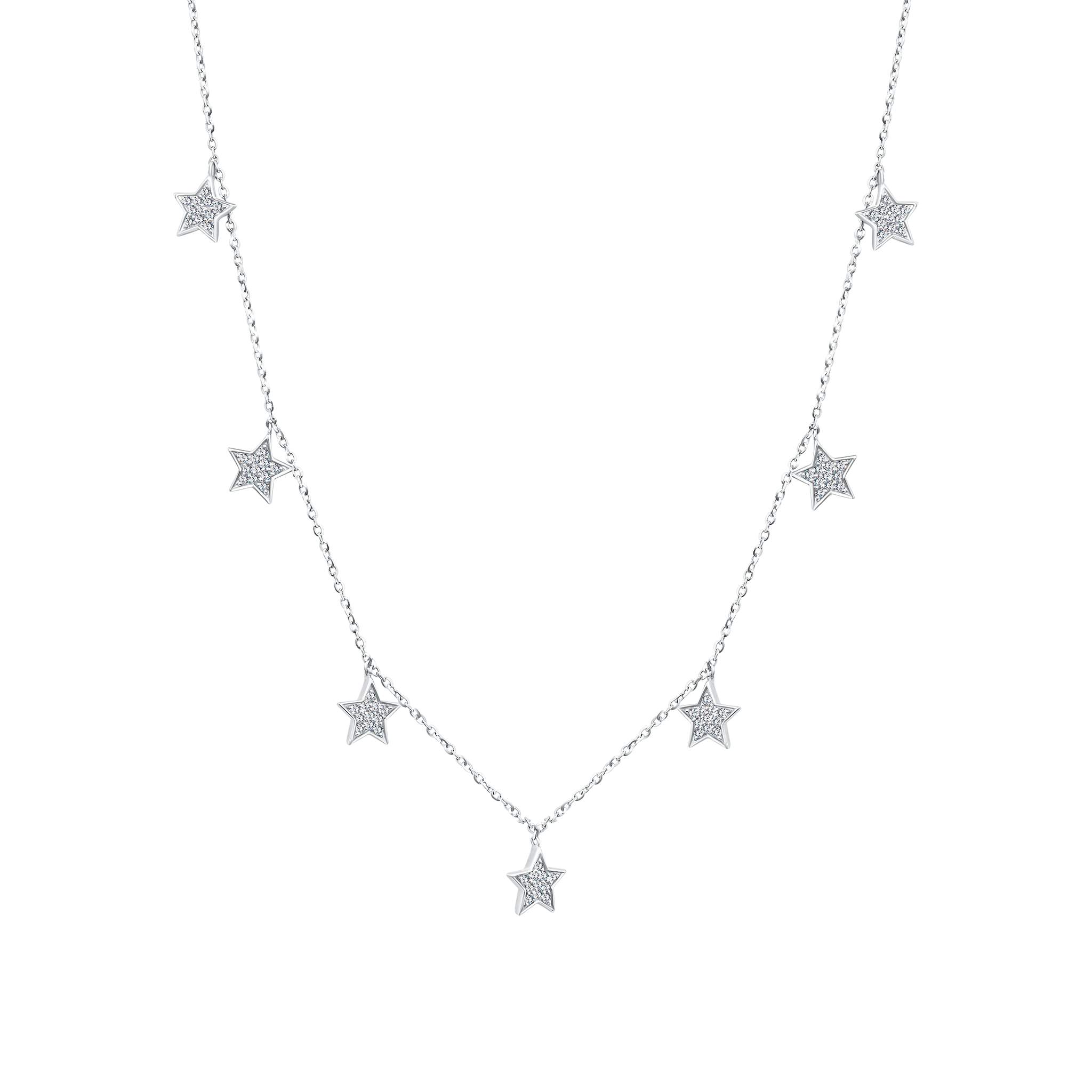 Trendy Star Diamond Necklace