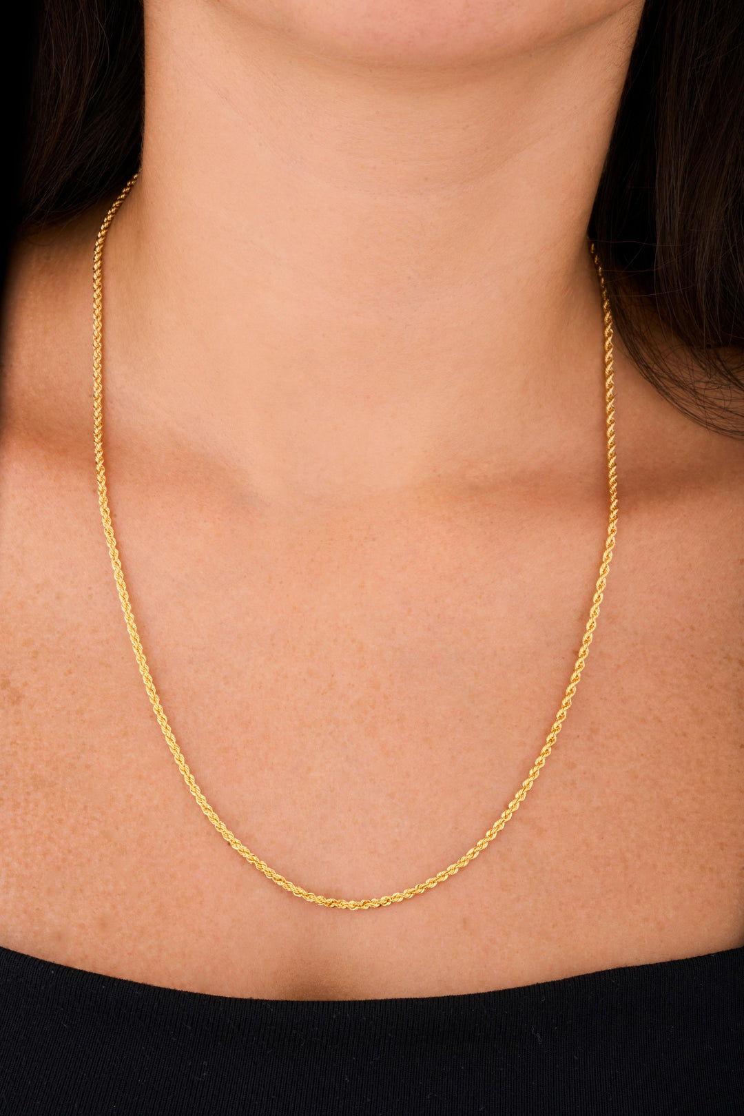 IRIS Big Braided Gold Necklace