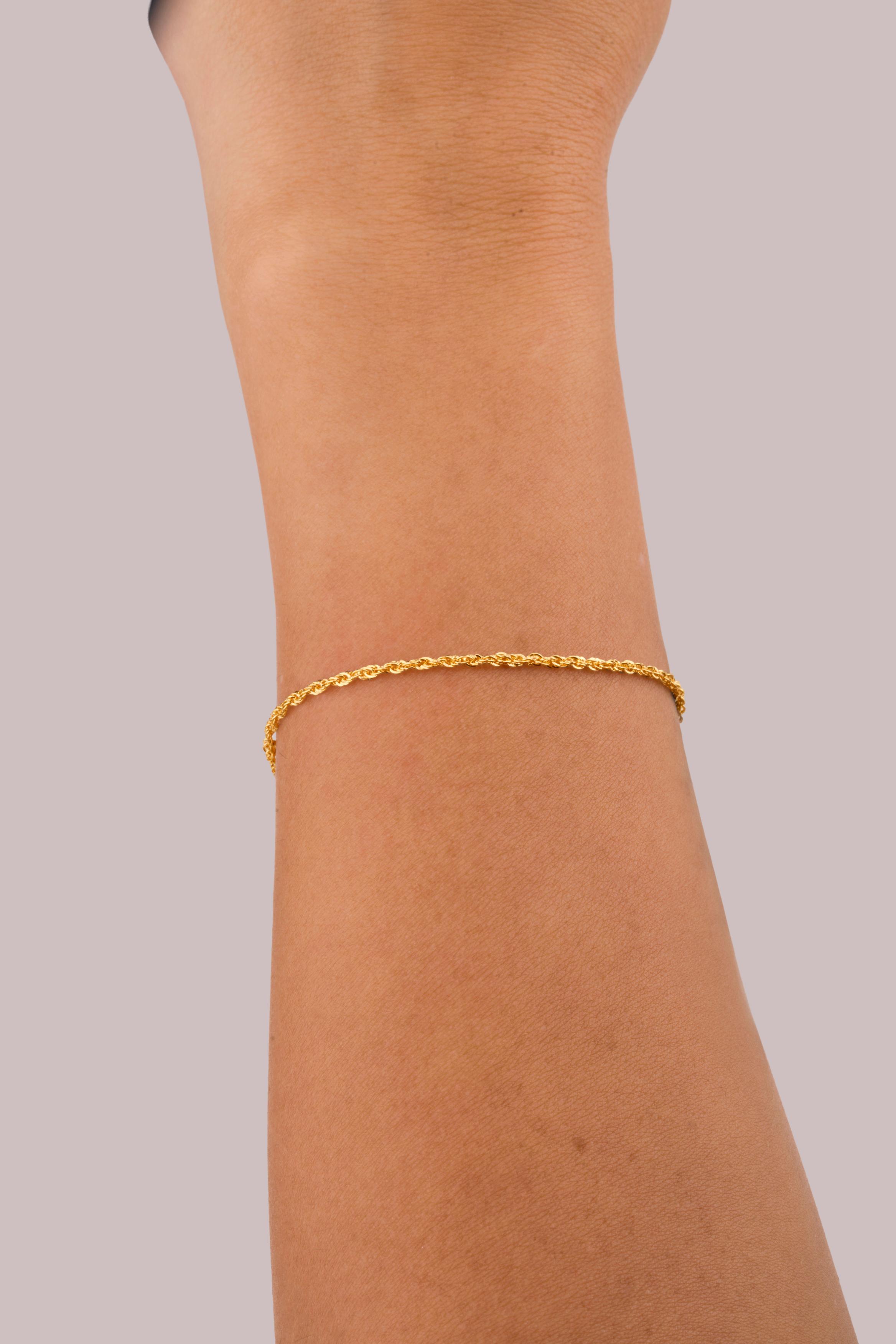 Iris Delicate Gold Bracelet