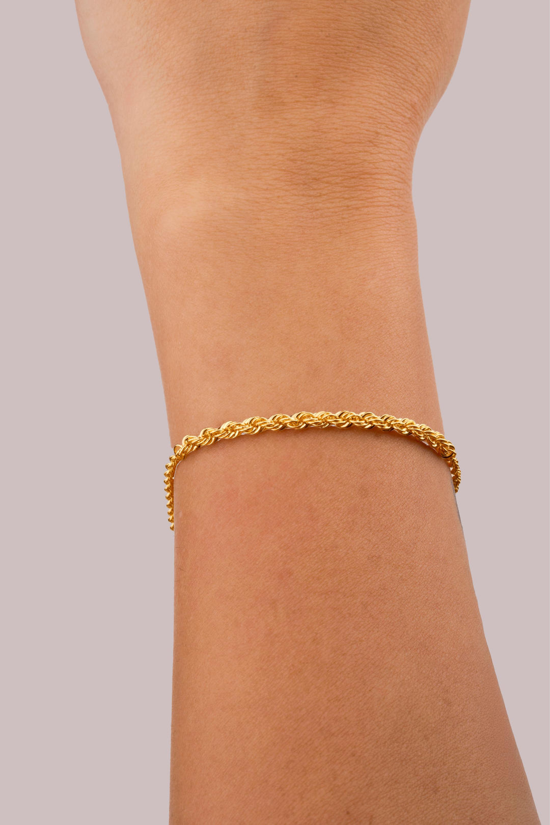 Iris Half Big Gold Bracelet
