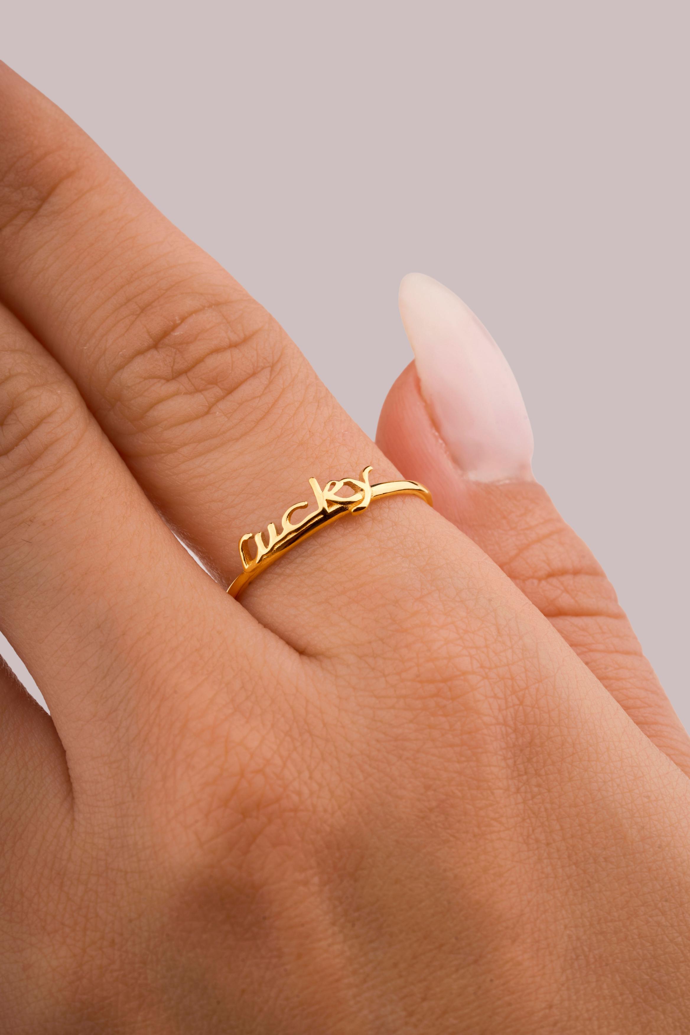 IRIS Lucky Gold Ring