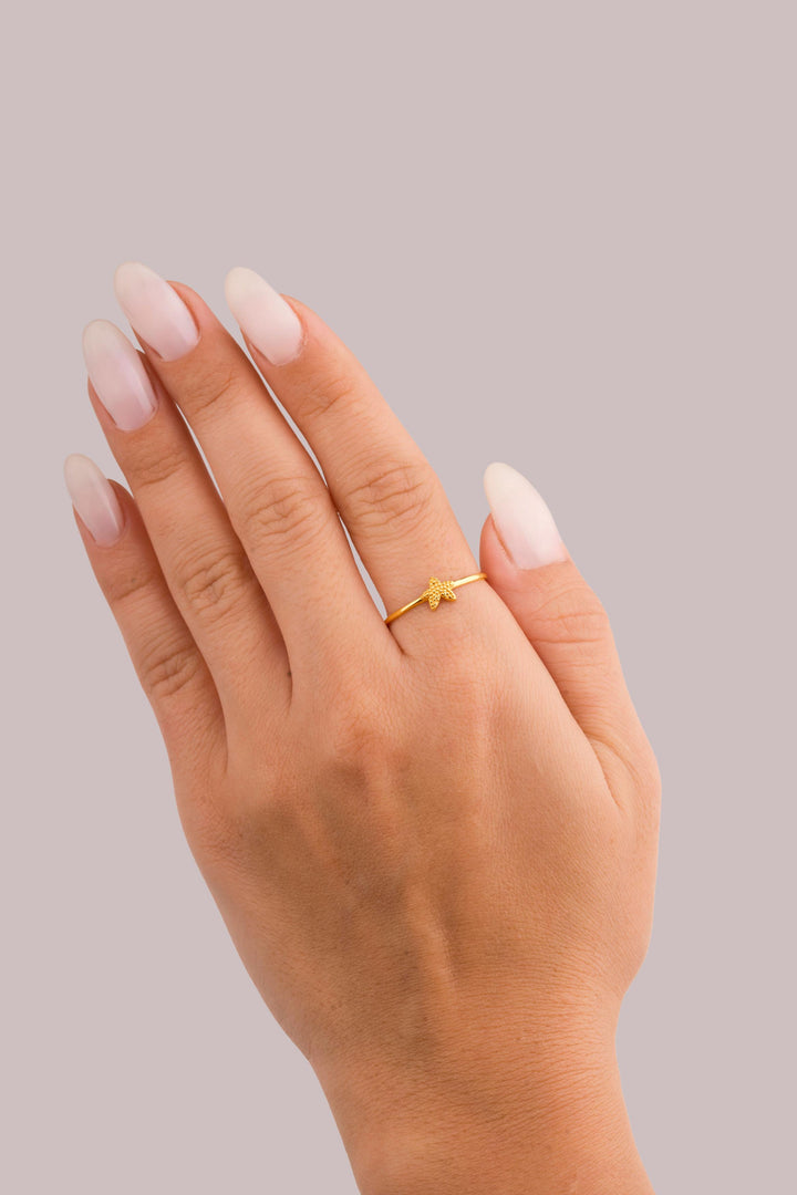 IRIS Starfish Gold Ring