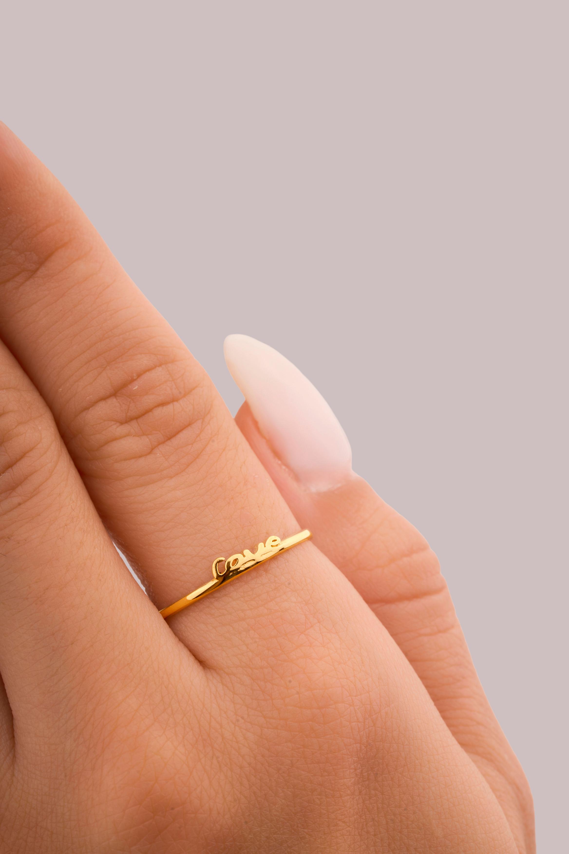 IRIS Love Gold Ring