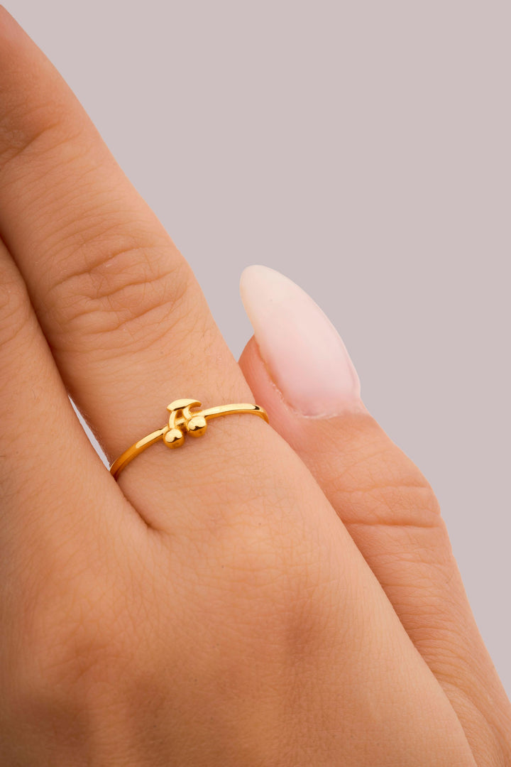 IRIS Cherry Gold Ring
