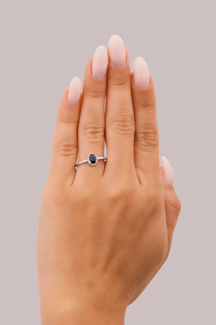 Diana Oval Sapphire Ring