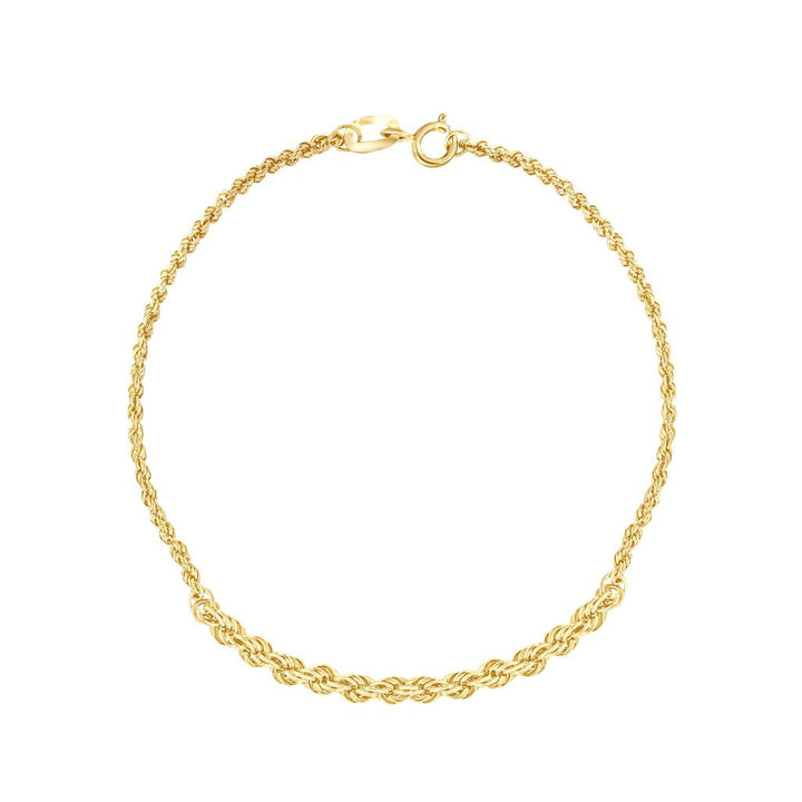 Iris Half Big Gold Bracelet