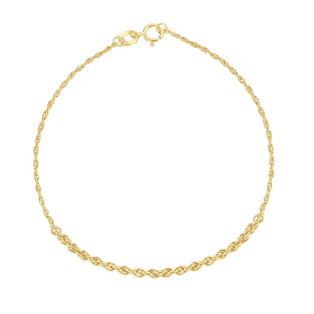 Iris Rope Gold Bracelet