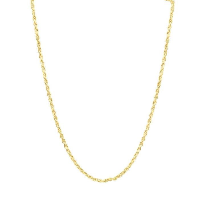 IRIS Skinny Braided Gold Necklace
