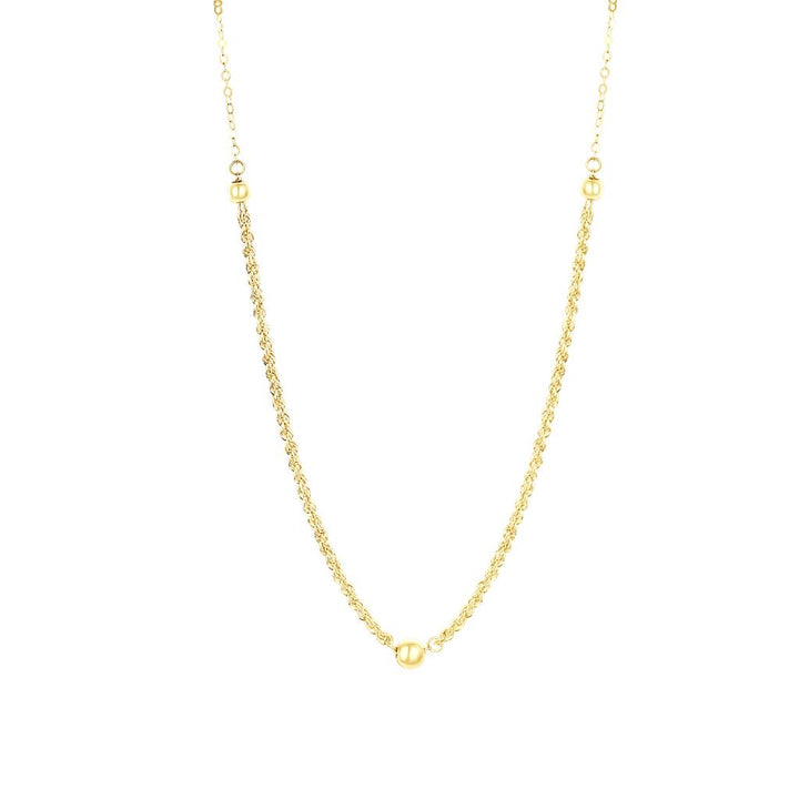 IRIS Classic Three Balls Gold Necklace