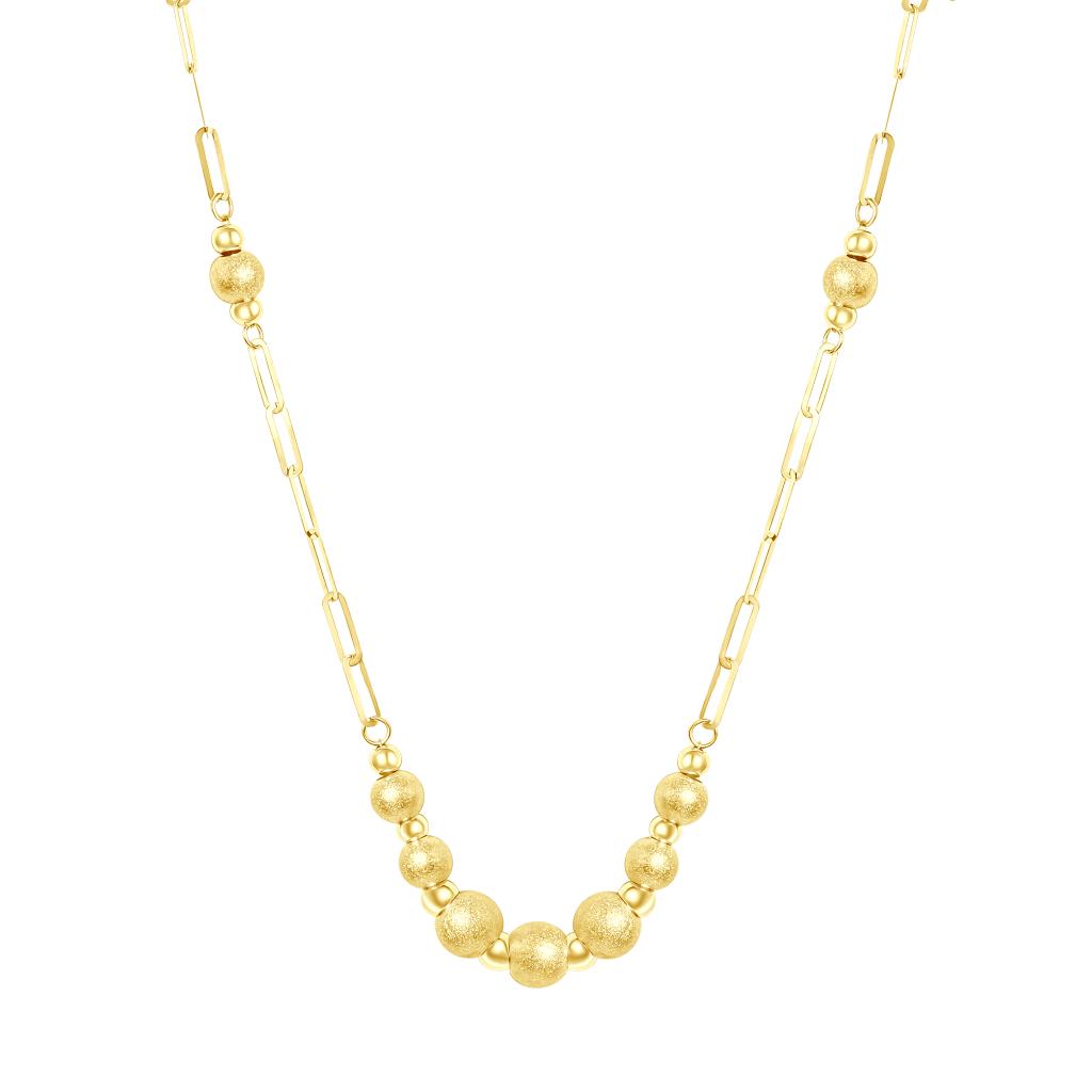 IRIS Balls Gold Necklace