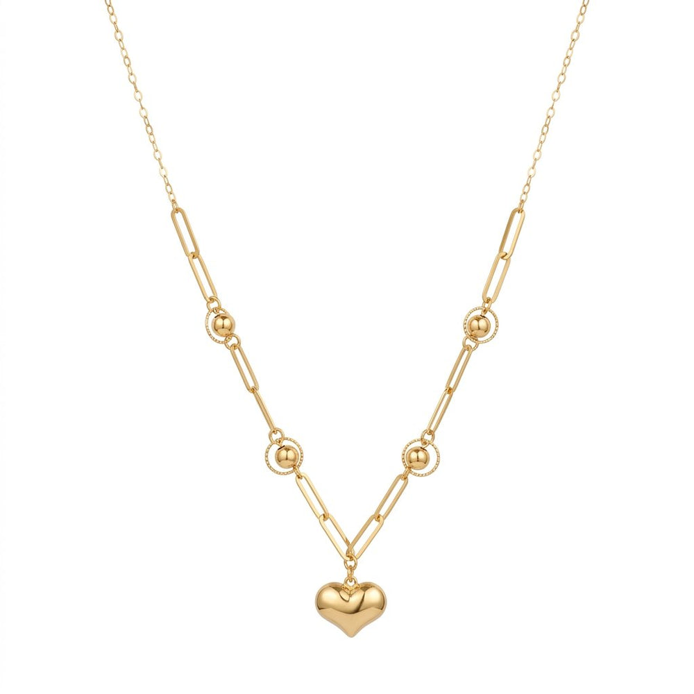 Iris Ever Heart Gold Necklace