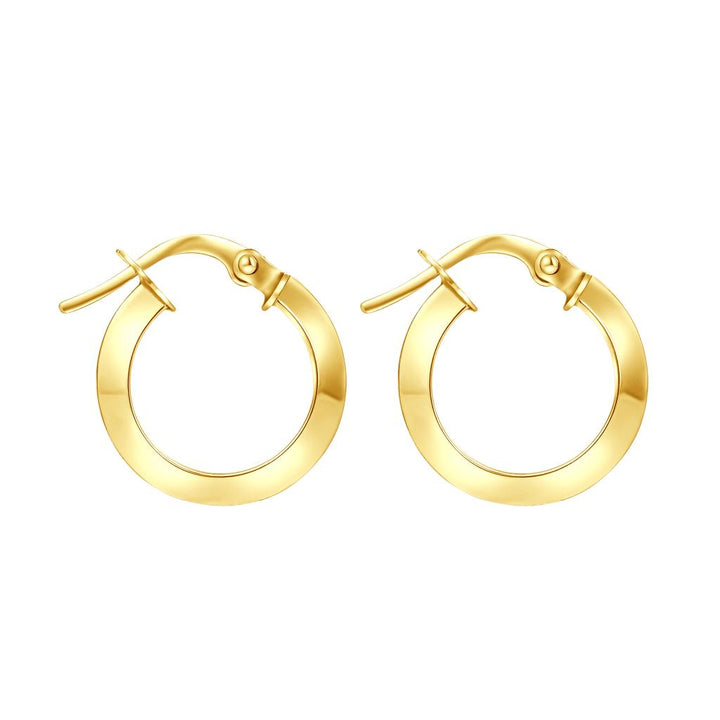 IRIS Small Hoop Gold Earring