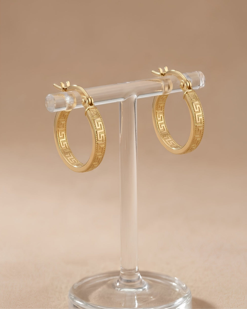 Iris Elegant Vintage Gold Earring