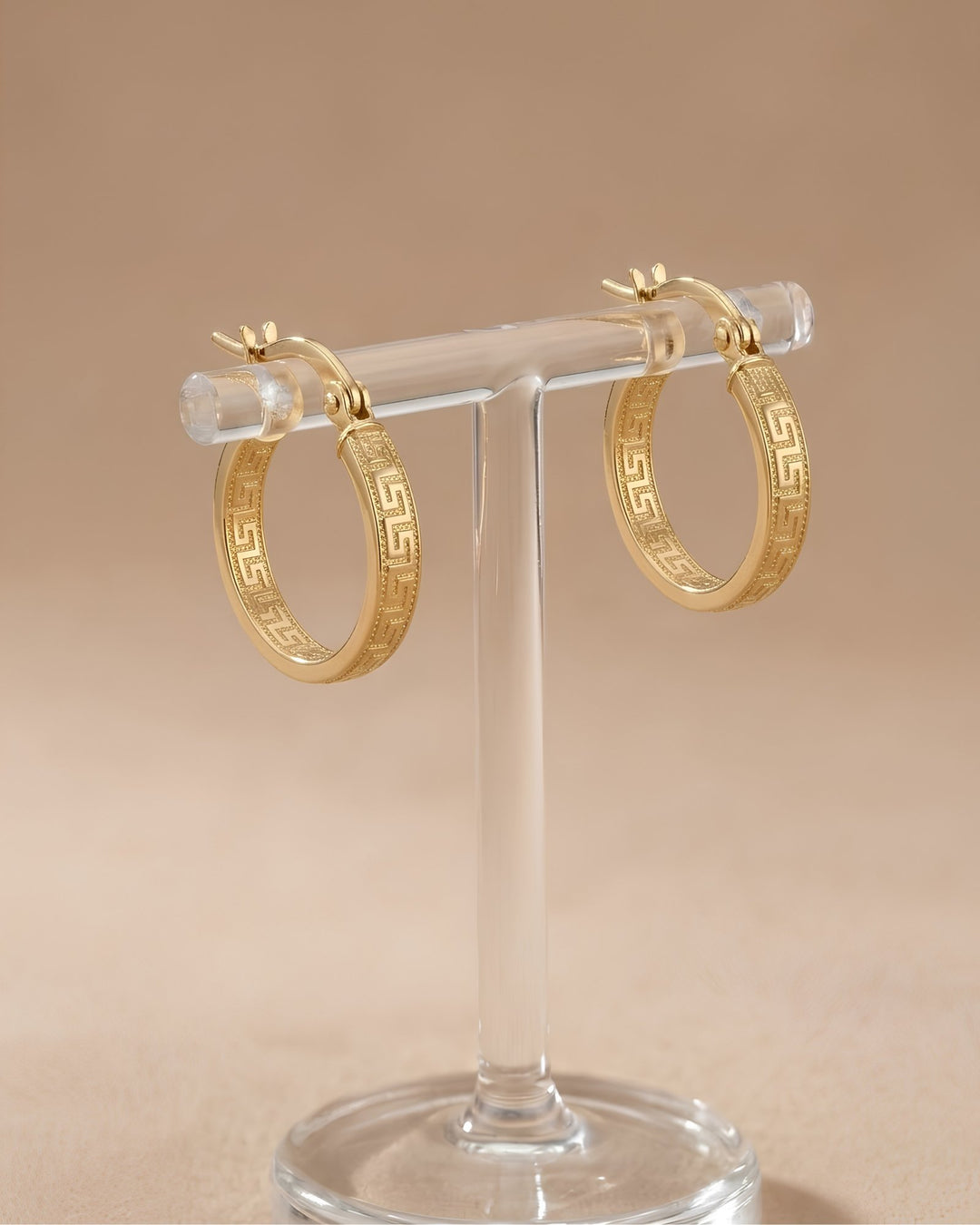 Iris Elegant Vintage Gold Earring