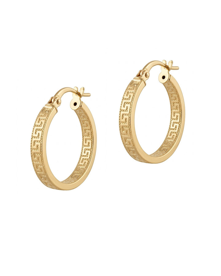 Iris Elegant Vintage Gold Earring